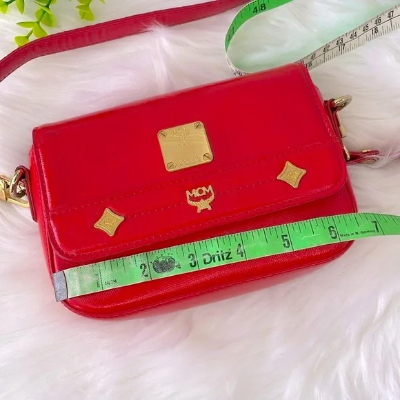 MCM Red Crossbody - Picture 11 of 17